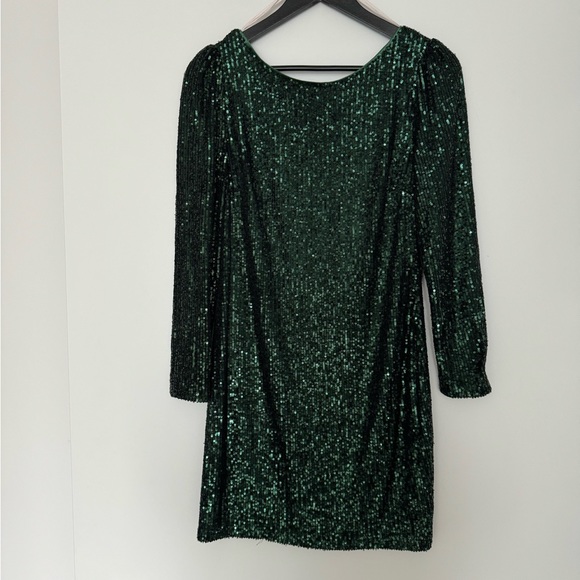nanette lepore green sequin dress | Dresses | Nanette Lepore Mini Sequin formal